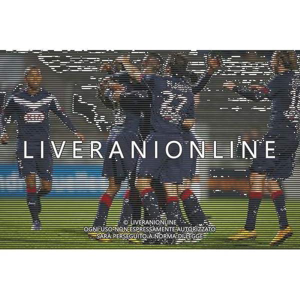 Joie Bordeaux - Diego Rolan - 16.01.2015 - Bordeaux / Nice - 21e journee Ligue 1 Photo : Manuel Blondeau / Icon Sport AG ALDO LIVERANI SAS ONLY ITALY