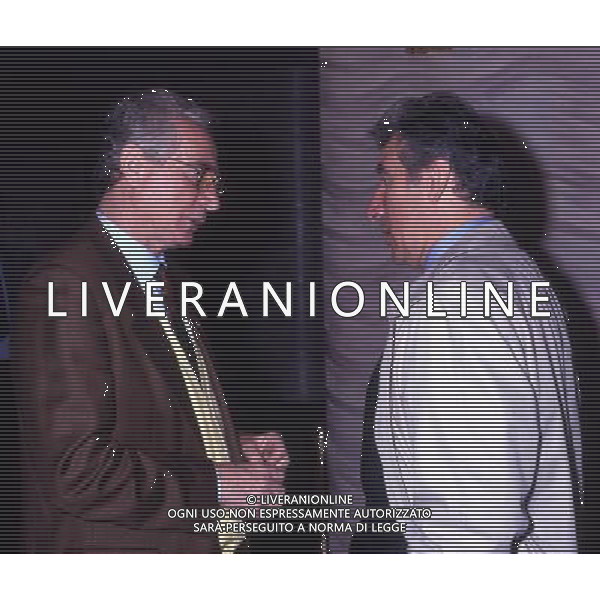 RETROSPETTIVA AZEGLIO VICINI NELLA FOTO AZEGLIO VICINI ALLENATORE CON SERGIO BRIGHENTI AG ALDO LIVERANI SAS