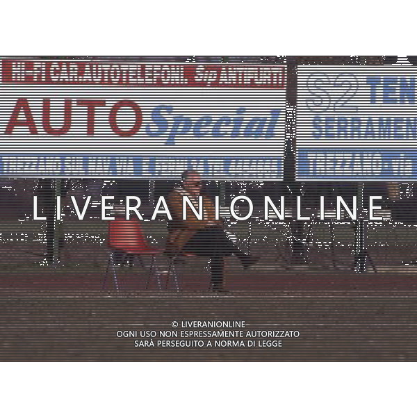 RETROSPETTIVA AZEGLIO VICINI NELLA FOTO AZEGLIO VICINI ALLENATORE AG ALDO LIVERANI SAS