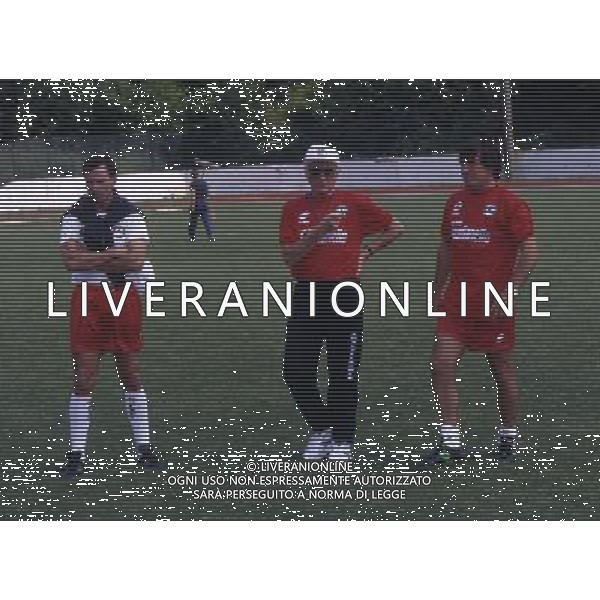 RETROSPETTIVA AZEGLIO VICINI NELLA FOTO AZEGLIO VICINI ALLENATORE CON ADRIANO FEDELE E IVANO BORDON ALL\'UDINESE AG ALDO LIVERANI SAS
