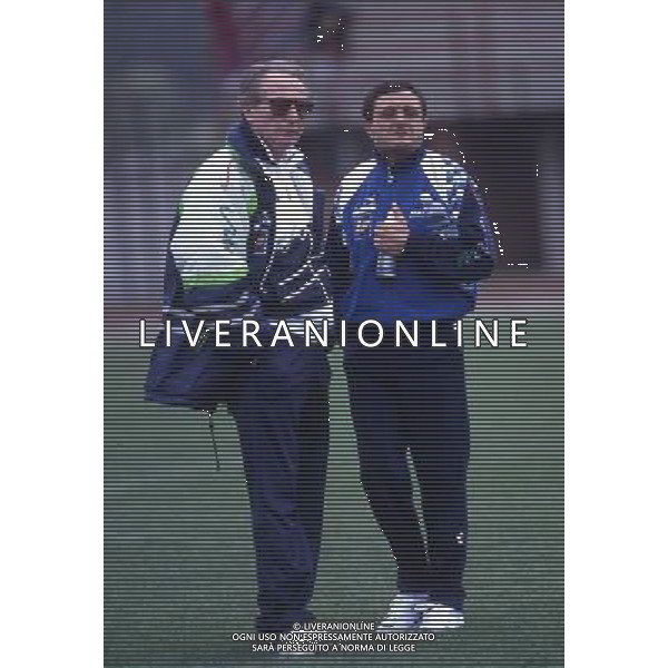 RETROSPETTIVA AZEGLIO VICINI NELLA FOTO AZEGLIO VICINI ALLENATORECON CARMANDO SALVATORE AG ALDO LIVERANI SAS