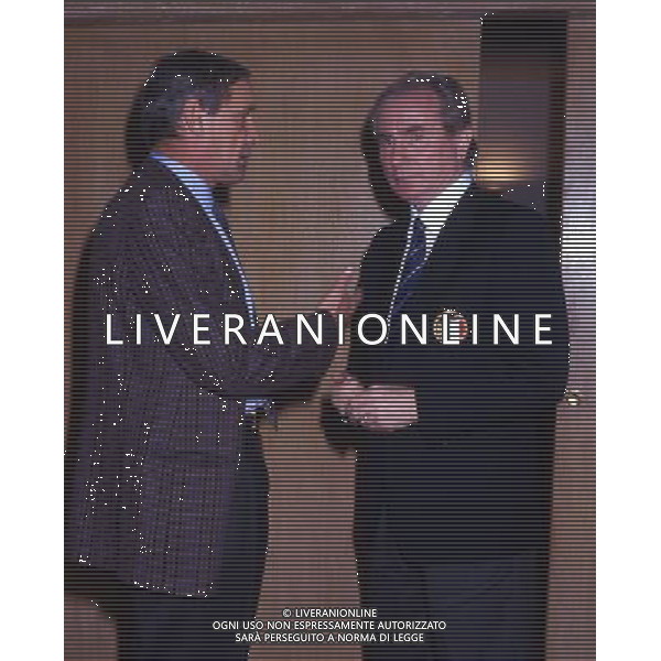 RETROSPETTIVA AZEGLIO VICINI NELLA FOTO AZEGLIO VICINI ALLENATORE CONGIGI RIVA AG ALDO LIVERANI SAS