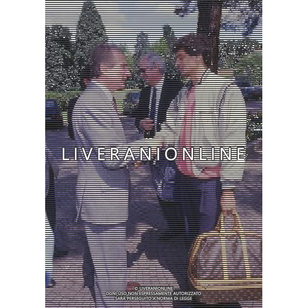 RETROSPETTIVA AZEGLIO VICINI NELLA FOTO AZEGLIO VICINI ALLENATORE CON ALESSANDRO ALTOBELLI AG ALDO LIVERANI SAS
