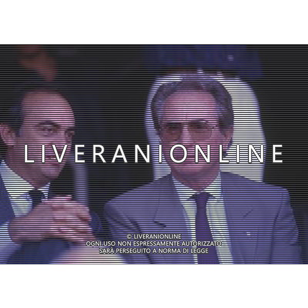RETROSPETTIVA AZEGLIO VICINI NELLA FOTO AZEGLIO VICINI CON GIRAUDO ANTONIO AG ALDO LIVERANI SAS