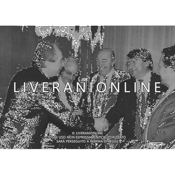 RETROSPETTIVA AZEGLIO VICINI NELLA FOTO AZEGLIO VICINI ALLENATORE ALDO SPINELLI PAOLO MANTOVANI E LUZZARA AG ALDO LIVERANI SAS