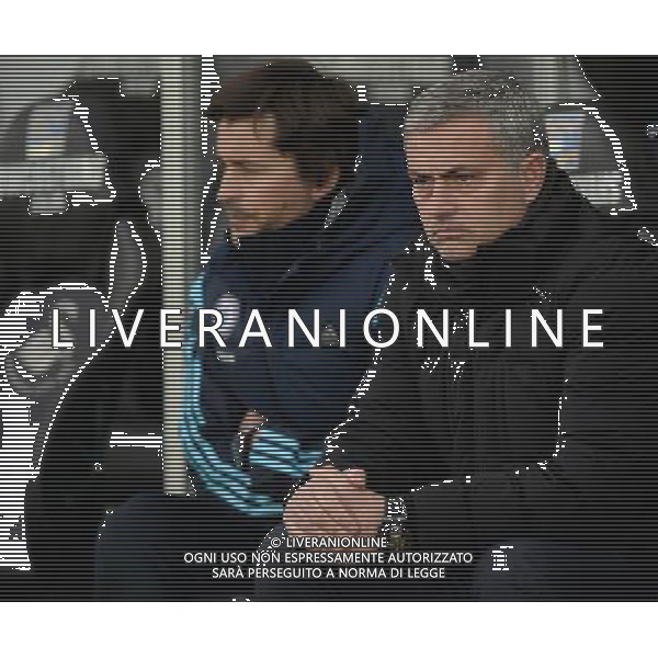 Chelsea manager JosŽ Mourinho Photographer /Ashley CrowdenCameraSport Football - Barclays Premiership - Swansea City v Chelsea - Saturday 17th January 2015 - Liberty Stadium - Swansea © CameraSport - 43 Linden Ave. Countesthorpe. Leicester. England. LE8 5PG - Tel: +44 (0) 116 277 4147 - admin@camerasport.com - www.camerasport.com AG ALDO LIVERANI SAS ONLY ITALY