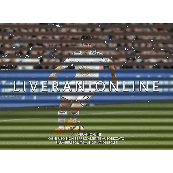 Swansea City\'s Miguel Nelson Oliveira in action during todays match Photographer /Ashley CrowdenCameraSport Football - Barclays Premiership - Swansea City v Chelsea - Saturday 17th January 2015 - Liberty Stadium - Swansea © CameraSport - 43 Linden Ave. Countesthorpe. Leicester. England. LE8 5PG - Tel: +44 (0) 116 277 4147 - admin@camerasport.com - www.camerasport.com AG ALDO LIVERANI SAS ONLY ITALY