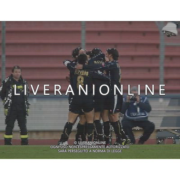 Udine 13/01/2005 coppa italia tim 2004/05 udinese -lecce nella foto esultanza udinese ph venezia/ag aldo liverani s.a.s.
