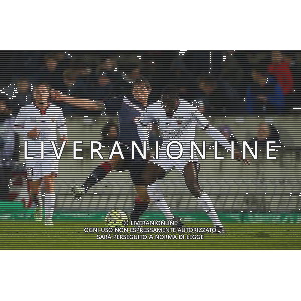 Emiliano Sala / Kevin Gomis - 16.01.2015 - Bordeaux / Nice - 21e journee Ligue 1 Photo : Manuel Blondeau / Icon Sport AG ALDO LIVERANI SAS ONLY ITALY
