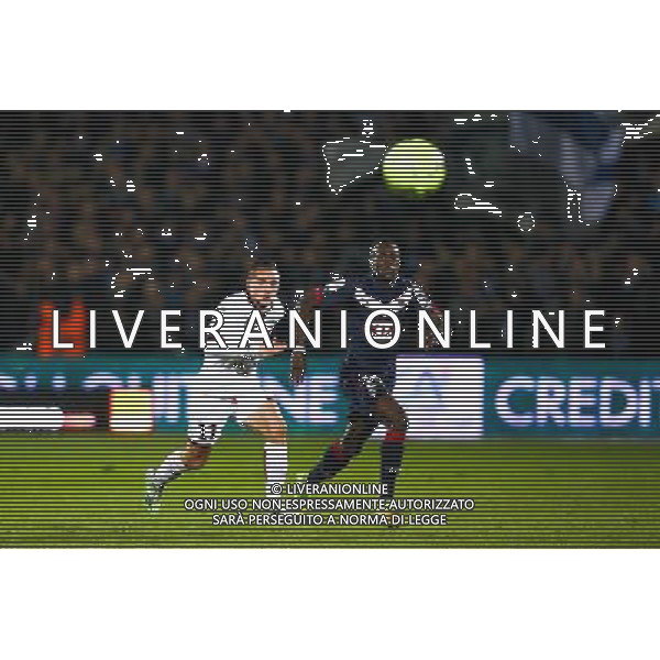 Eric Bautheac / Maxime Poundje - 16.01.2015 - Bordeaux / Nice - 21e journee Ligue 1 Photo : Manuel Blondeau / Icon Sport