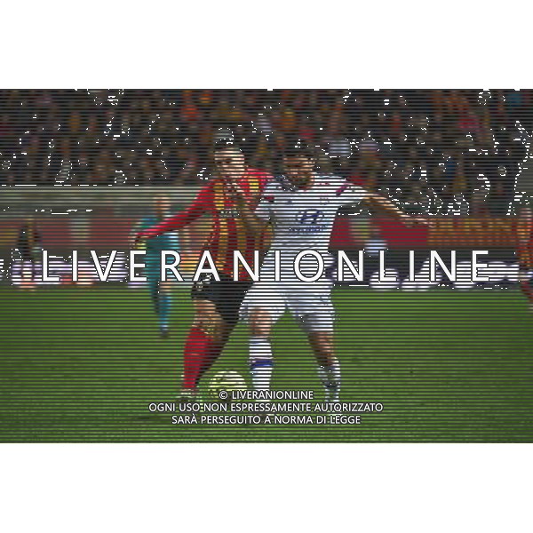 Alharbi EL JADEYAOUI / Lindsay ROSE - 17.01.2015 - Lens / Lyon - 21eme journee de Ligue 1 Photo : Dave Winter / Icon Sport AG ALDO LIVERANI SAS ONLY ITALY