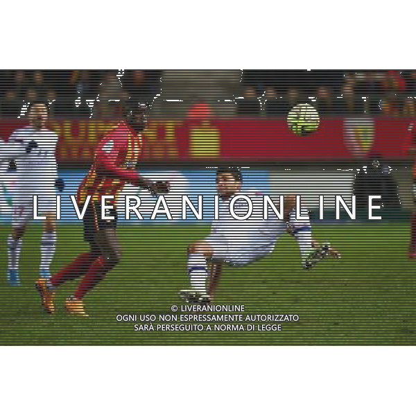 Adamo COULIBALY / Lindsay ROSE - 17.01.2015 - Lens / Lyon - 21eme journee de Ligue 1 Photo : Dave Winter / Icon Sport AG ALDO LIVERANI SAS ONLY ITALY
