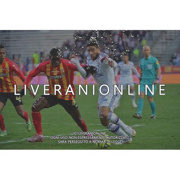 Nabil FEKIR / Boubacar SYLLA - 17.01.2015 - Lens / Lyon - 21eme journee de Ligue 1 Photo : Dave Winter / Icon Sport AG ALDO LIVERANI SAS ONLY ITALY