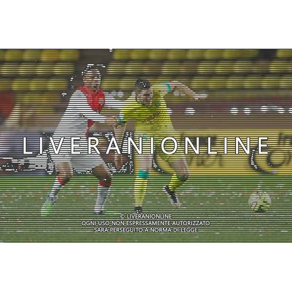 Abdou DIALLO / Jordan VERETOUT - 17.01.2015 - Monaco / Nantes - 21eme journee de Ligue 1 Photo : Serge Haouzi / Icon Sport AG ALDO LIVERANI SAS ONLY ITALY