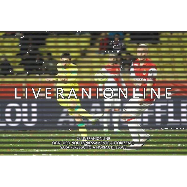 Alejandro BEDOYA / Andrea RAGGI - 17.01.2015 - Monaco / Nantes - 21eme journee de Ligue 1 Photo : Serge Haouzi / Icon Sport AG ALDO LIVERANI SAS ONLY ITALY