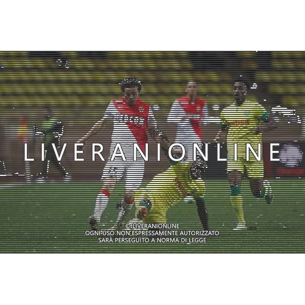 Bernardo SILVA / Regis GOMIS - 17.01.2015 - Monaco / Nantes - 21eme journee de Ligue 1 Photo : Serge Haouzi / Icon Sport AG ALDO LIVERANI SAS ONLY ITALY