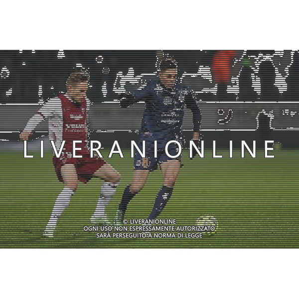 Siargei KRIVETS / Jonas MARTIN - 17.01.2015 - Metz / Montpellier - 21eme journee de Ligue 1 Photo : Fred Marvaux / Icon Sport AG ALDO LIVERANI SAS ONLY ITALY