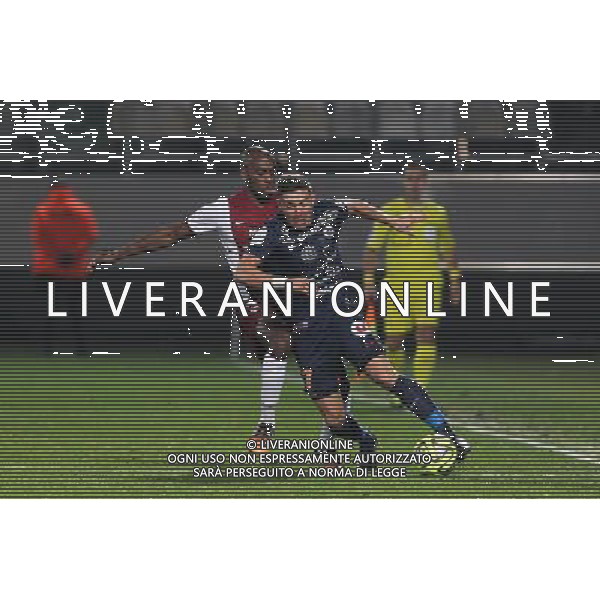 Anthony MOUNIER / Jonathan RIVIEREZ - 17.01.2015 - Metz / Montpellier - 21eme journee de Ligue 1 Photo : Fred Marvaux / Icon Sport AG ALDO LIVERANI SAS ONLY ITALY