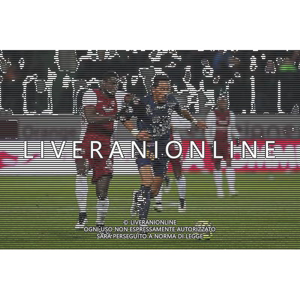 Guirane N\'DAW / Lucas BARRIOS - 17.01.2015 - Metz / Montpellier - 21eme journee de Ligue 1 Photo : Fred Marvaux / Icon Sport AG ALDO LIVERANI SAS ONLY ITALY