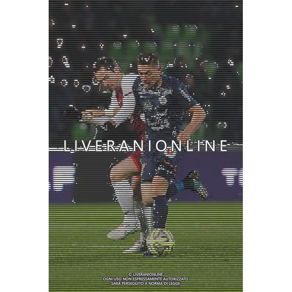 Kevin LEJEUNE / Anthony MOUNIER - 17.01.2015 - Metz / Montpellier - 21eme journee de Ligue 1 Photo : Fred Marvaux / Icon Sport AG ALDO LIVERANI SAS ONLY ITALY
