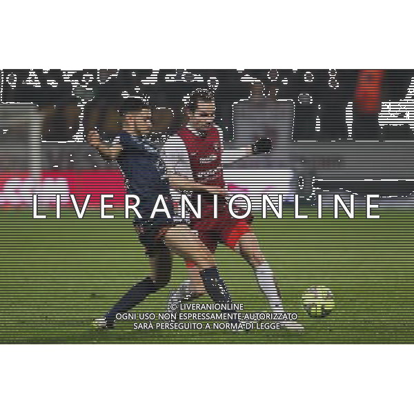 Morgan SANSON / Kevin LEJEUNE - 17.01.2015 - Metz / Montpellier - 21eme journee de Ligue 1 Photo : Fred Marvaux / Icon Sport AG ALDO LIVERANI SAS ONLY ITALY