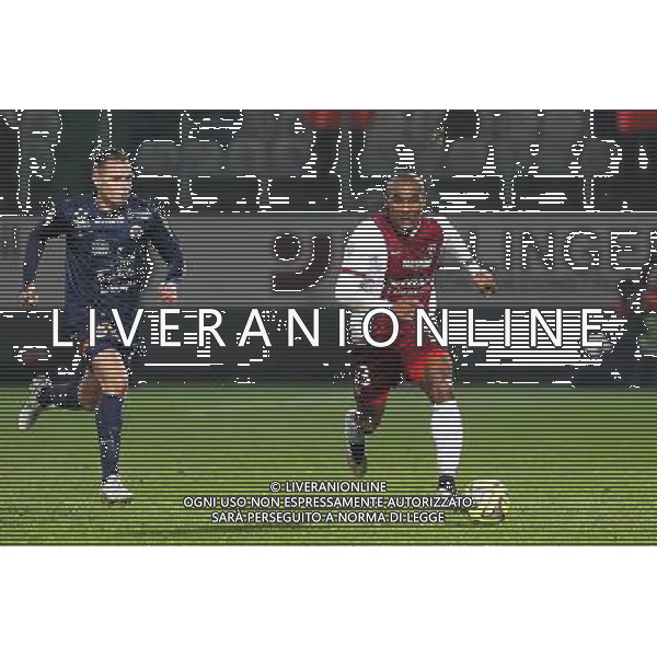 Kevin BERIGAUD / Florent MALOUDA - 17.01.2015 - Metz / Montpellier - 21eme journee de Ligue 1 Photo : Fred Marvaux / Icon Sport AG ALDO LIVERANI SAS ONLY ITALY