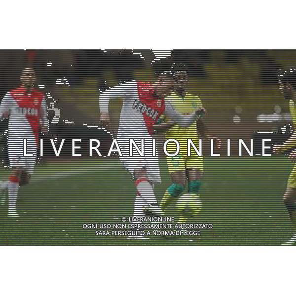 Anthony MARTIAL / Mbida NKOUDOU - 17.01.2015 - Monaco / Nantes - 21eme journee de Ligue 1 Photo : Serge Haouzi / Icon Sport /Agenzia Aldo Liverani sas -