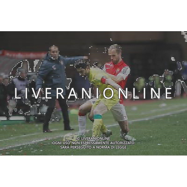 Olivier VEIGNEAU / Valere GERMAIN - 17.01.2015 - Monaco / Nantes - 21eme journee de Ligue 1 Photo : Serge Haouzi / Icon Sport /Agenzia Aldo Liverani sas -