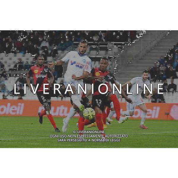 Alaixys ROMAO / Claudio BEAUVUE - 18.01.2015 - Marseille / Guingamp - 21eme journee de Ligue 1 - Photo : Gaston Petrelli / Icon Sport /Agenzia Aldo Liverani sas -