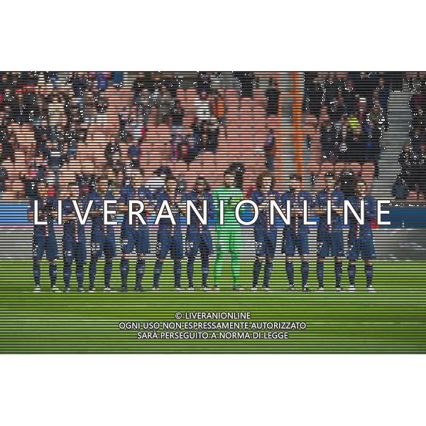 Groupe PSG - 18.01.2015 - Paris Saint Germain / Evian Thonon - 21eme journee de Ligue 1 Photo : Dave Winter / Icon Sport AG ALDO LIVERANI SAS ONLY ITALY
