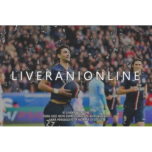 Joie PSG - Javier PASTORE - 18.01.2015 - Paris Saint Germain / Evian Thonon - 21eme journee de Ligue 1 Photo : Dave Winter / Icon Sport AG ALDO LIVERANI SAS ONLY ITALY