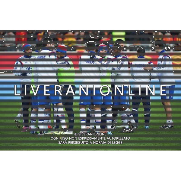 Groupe Lyon - 17.01.2015 - Lens / Lyon - 21eme journee Ligue 1 Photo : Dave Winter / Icon Sport AG ALDO LIVERANI SAS ONLY ITALY