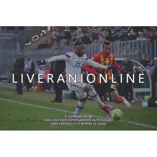 Alexandre LACAZETTE / Jean Philippe GBAMIN - 17.01.2015 - Lens / Lyon - 21eme journee Ligue 1 Photo : Dave Winter / Icon Sport AG ALDO LIVERANI SAS ONLY ITALY