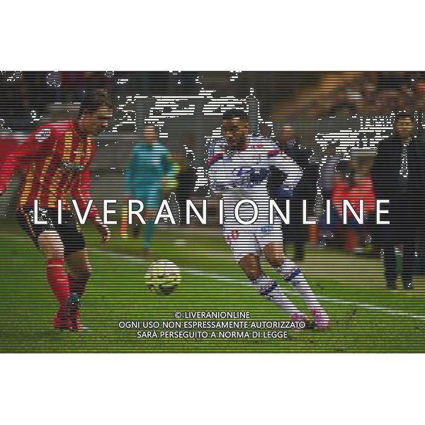 Alexandre LACAZETTE / Benjamin BOULENGER - 17.01.2015 - Lens / Lyon - 21eme journee Ligue 1 Photo : Dave Winter / Icon Sport AG ALDO LIVERANI SAS ONLY ITALY
