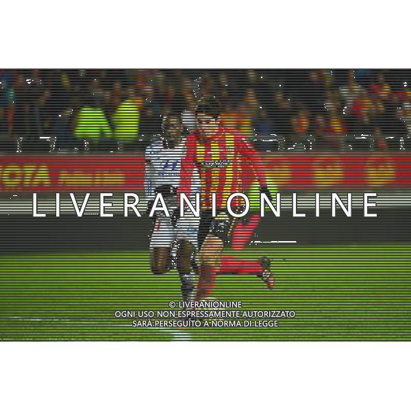 Pablo CHAVARRIA / Mouhamadou DABO - 17.01.2015 - Lens / Lyon - 21eme journee Ligue 1 Photo : Dave Winter / Icon Sport AG ALDO LIVERANI SAS ONLY ITALY