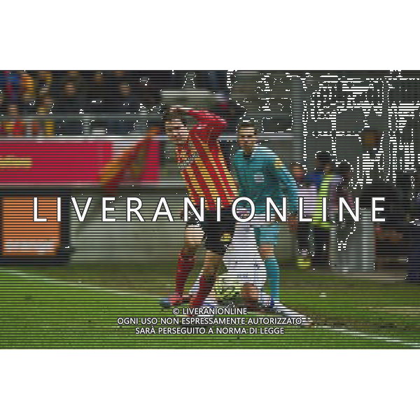 Benjamin BOULENGER / Rachid GHEZZAL - 17.01.2015 - Lens / Lyon - 21eme journee Ligue 1 Photo : Dave Winter / Icon Sport AG ALDO LIVERANI SAS ONLY ITALY