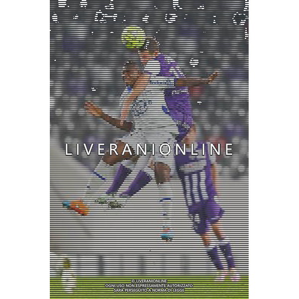 Famoussa Kone / Uros Spajic - 17.01.2015 - Toulouse / Bastia - 21eme journee de Ligue 1 Photo : Manuel Blondeau / Icon Sport AG ALDO LIVERANI SAS ONLY ITALY