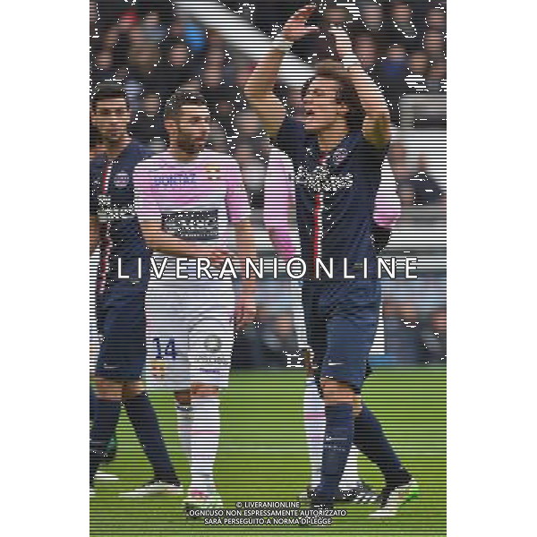 David LUIZ - 18.01.2015 - Paris Saint Germain / Evian Thonon - 21eme journee de Ligue 1 Photo : Dave Winter / Icon Sport AG ALDO LIVERANI SAS ONLY ITALY