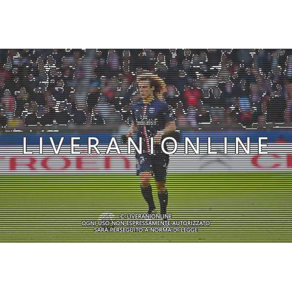 David LUIZ - 18.01.2015 - Paris Saint Germain / Evian Thonon - 21eme journee de Ligue 1 Photo : Dave Winter / Icon Sport AG ALDO LIVERANI SAS ONLY ITALY