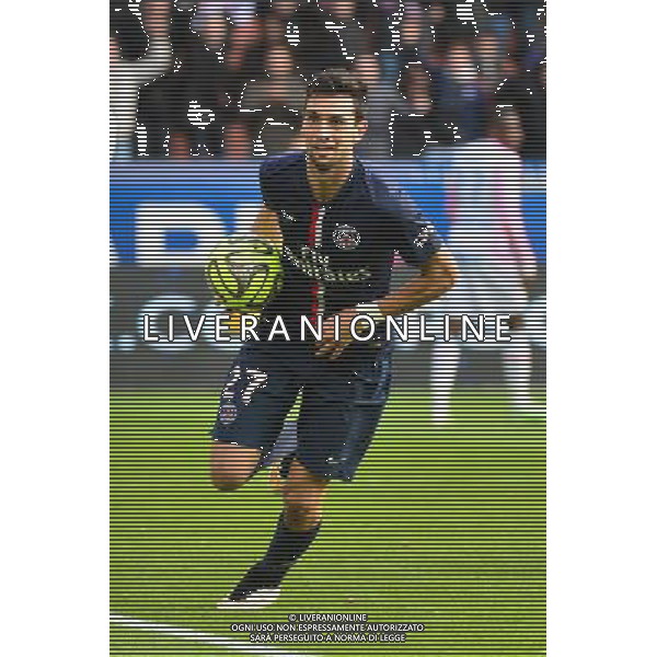 Joie Javier PASTORE - 18.01.2015 - Paris Saint Germain / Evian Thonon - 21eme journee de Ligue 1 Photo : Dave Winter / Icon Sport AG ALDO LIVERANI SAS ONLY ITALY