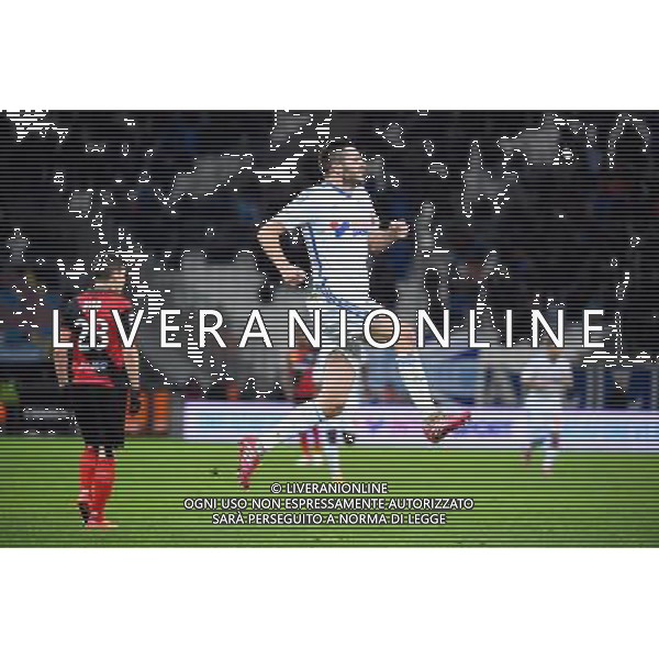 Joie Andre Pierre GIGNAC - 18.01.2015 - Marseille / Guingamp - 21eme journee de Ligue 1 Photo : Gaston Petrelli / Icon Sport AG ALDO LIVERANI SAS ONLY ITALY