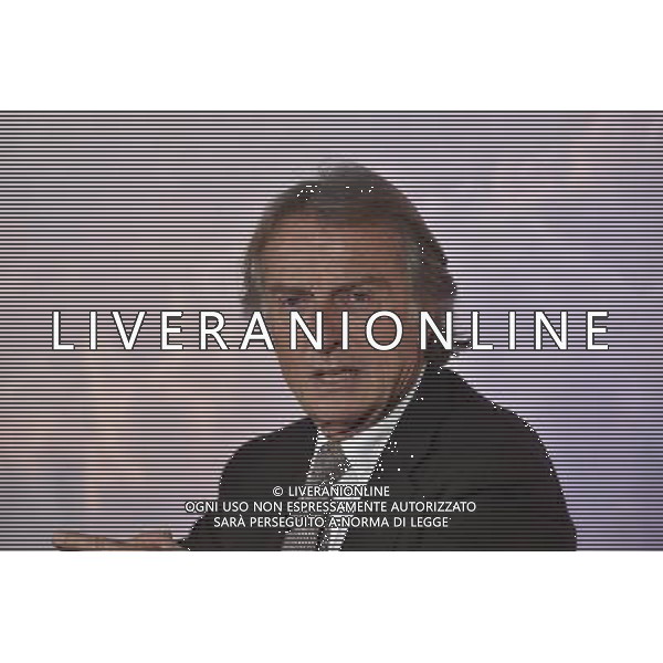 Conferenza stampa per la celebrazione del lancio della nuova Alitalia Hotel St. Regis Rome - Roma 20 gennaio 2015 nella foto: Luca Cordero di Montezemolo,Êpresidente Alitalia ©Corradetti/Agenzia Aldo Liverani Sas 