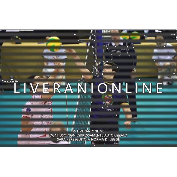 Antoine BRIZARD / Marko PODRASCANIN - 20.01.2015 - Paris Volley / Treia - Ligue des Champions Photo : Dave Winter / Icon Sport AG ALDO LIVERANI SAS ONLY ITALY