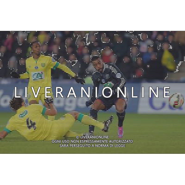 Goal Alexandre LACAZETTE - 20.01.2015 - Nantes / Lyon - Coupe de France 2014/2015 Photo : Vincent Michel / Icon Sport AG ALDO LIVERANI SAS ONLY ITALY