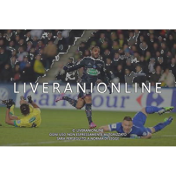 Goal Alexandre LACAZETTE - 20.01.2015 - Nantes / Lyon - Coupe de France 2014/2015 Photo : Vincent Michel / Icon Sport AG ALDO LIVERANI SAS ONLY ITALY
