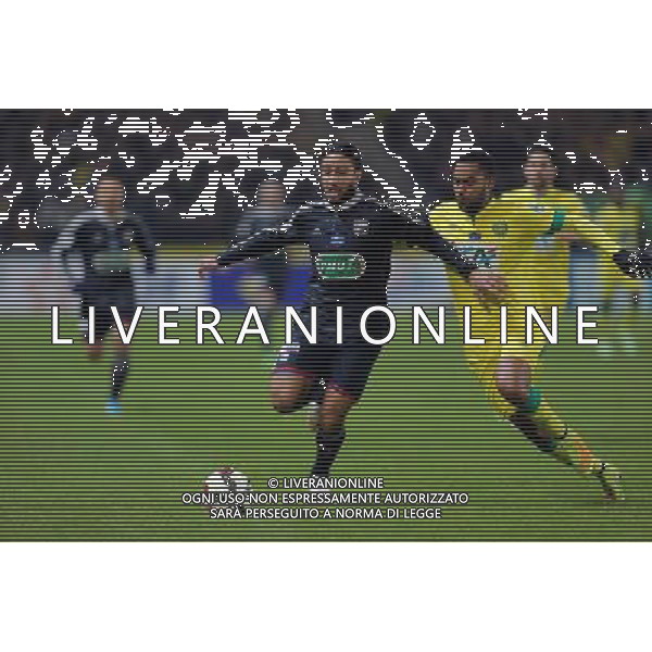 Rachid GHEZZAL / Levy DJIDJI - 20.01.2015 - Nantes / Lyon - Coupe de France 2014/2015 Photo : Vincent Michel / Icon Sport AG ALDO LIVERANI SAS ONLY ITALY
