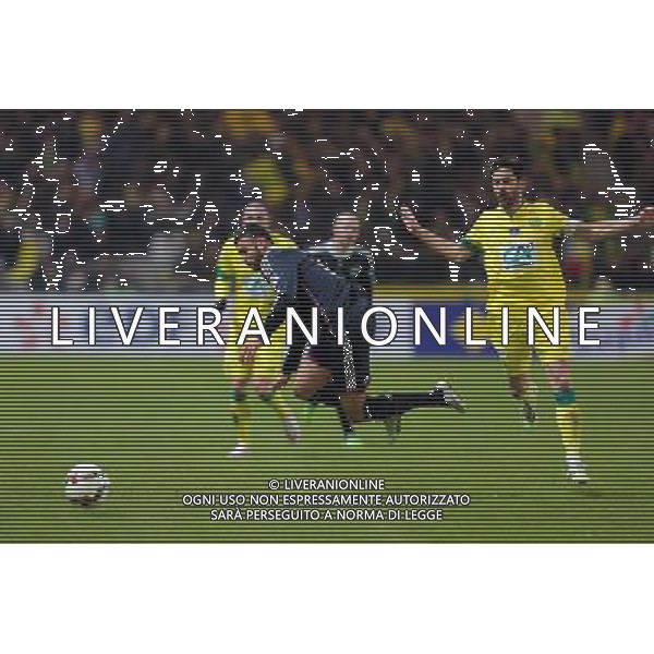 Rachid GHEZZAL / Olivier VEIGNEAU - 20.01.2015 - Nantes / Lyon - Coupe de France 2014/2015 Photo : Vincent Michel / Icon Sport AG ALDO LIVERANI SAS ONLY ITALY