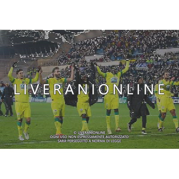 Joie groupe Nantes - 20.01.2015 - Nantes / Lyon - Coupe de France 2014/2015 Photo : Vincent Michel / Icon Sport AG ALDO LIVERANI SAS ONLY ITALY