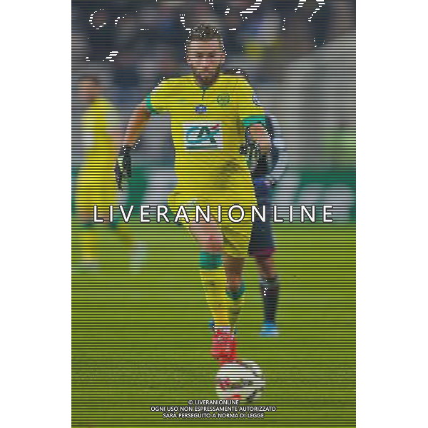 Lucas DEAUX - 20.01.2015 - Nantes / Lyon - Coupe de France 2014/2015 Photo : Vincent Michel / Icon Sport AG ALDO LIVERANI SAS ONLY ITALY