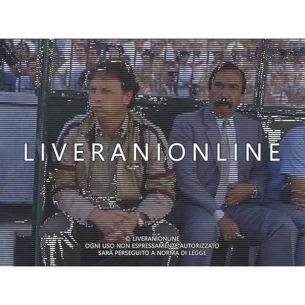 RETROSPETTIVA ILARIO CASTAGNER ALLENATORE NELLA FOTO ILARIO CASTAGNER ALLENATORE MILAN CON SILVANO RAMACCIONI AG ALDO LIVERANI SAS